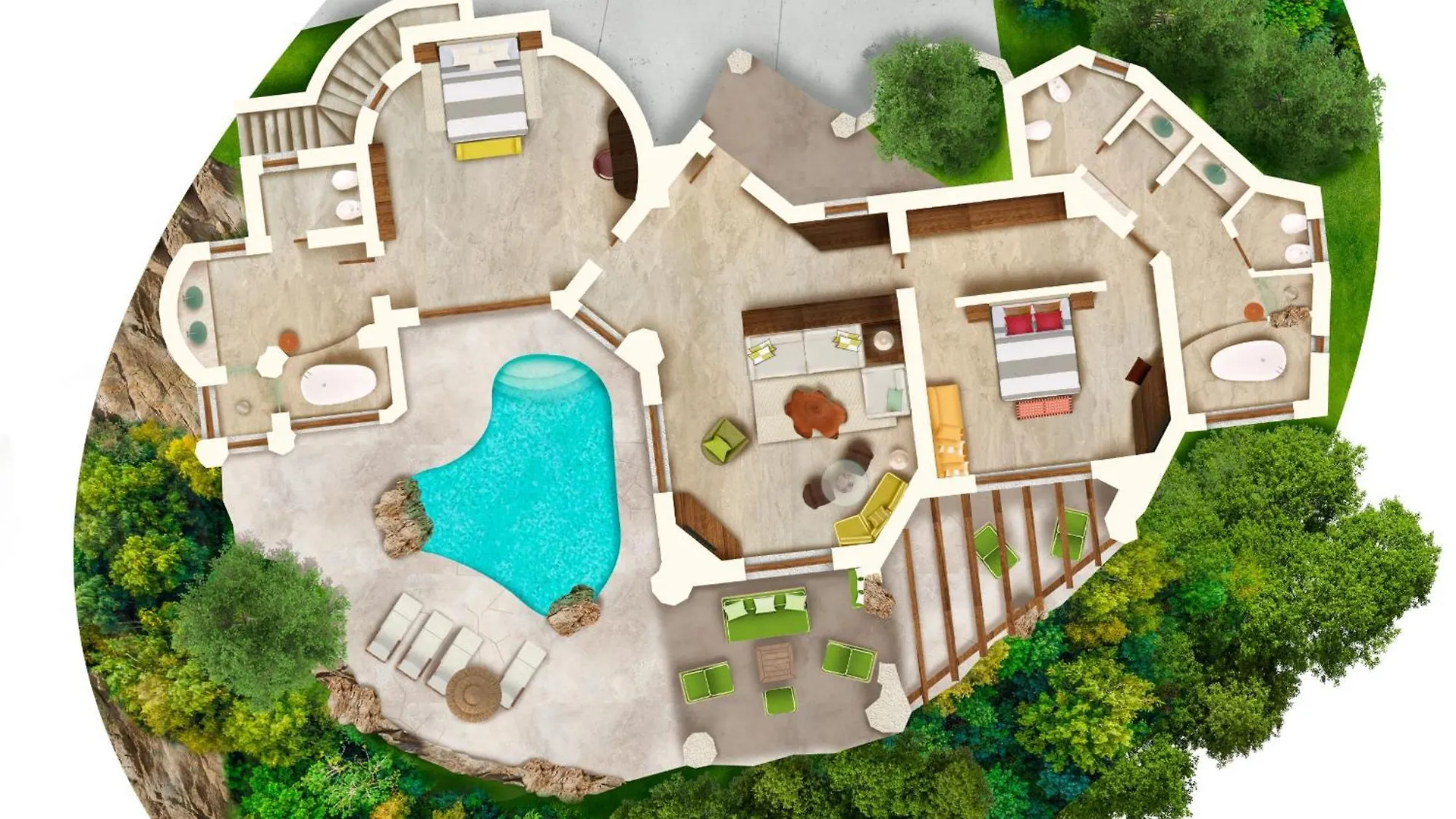 Hotel Pitrizza, Costa Smeralda Porto Cervo Italië